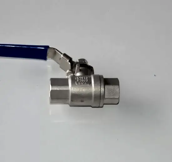 2 Parçalı Dişli Küresel Vana